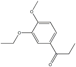 1-(3-ethoxy-4-methoxyphenyl)propan-1-one 구조식 이미지