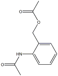 Acetamide, N-[2-[(acetyloxy)methyl]phenyl]- Structure