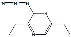 Pyrazine, 3-azido-2,5-diethyl- Structure