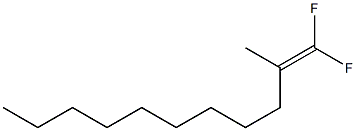 1-Undecene, 1,1-difluoro-2-methyl- 구조식 이미지