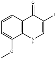 3-Iodo-8-methoxy-1H-quinolin-4-one Structure