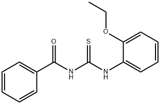 N-{[(2-ethoxyphenyl)amino]carbonothioyl}benzamide Structure