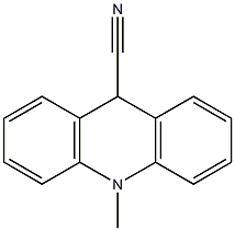 9-Acridinecarbonitrile, 9,10-dihydro-10-methyl- Structure