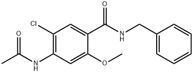 4-(acetylamino)-N-benzyl-5-chloro-2-methoxybenzamide Structure
