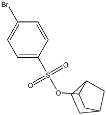 Benzenesulfonic acid, 4-bromo-, bicyclo[2.2.1]hept-2-yl ester, exo- 구조식 이미지