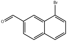 8-bromo-2-naphthaldehyde Structure