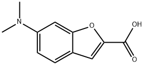 6-(dimethylamino)benzofuran-2-carboxylic acid Structure