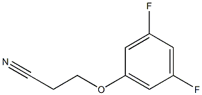 3-(3,5-difluorophenoxy)propanenitrile Structure