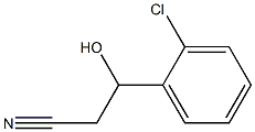 3-(2-chlorophenyl)-3-hydroxypropanenitrile Structure