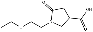 1-(2-ethoxyethyl)-5-oxopyrrolidine-3-carboxylic acid Structure