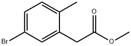 methyl 2-(5-bromo-2-methylphenyl)acetate Structure