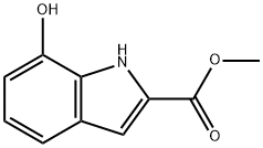 7-HYDROXY-1H-INDOLE-2-CARBOXYLIC ACID METHYL ESTER Structure