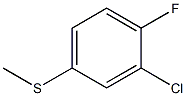 2-chloro-1-fluoro-4-methylsulfanylbenzene Structure