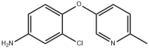 3-chloro-4-((6-methylpyridin-3-yl)oxy)aniline Structure