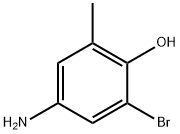 4-amino-2-bromo-6-methylphenol 구조식 이미지