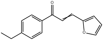 (2E)-1-(4-ethylphenyl)-3-(furan-2-yl)prop-2-en-1-one Structure