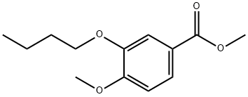Benzoic acid, 3-butoxy-4-methoxy-, methyl ester Structure
