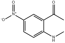 1-[2-(methylamino)-5-nitrophenyl]ethanone 구조식 이미지