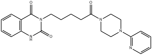 3-(5-oxo-5-(4-(pyridin-2-yl)piperazin-1-yl)pentyl)quinazoline-2,4(1H,3H)-dione Structure