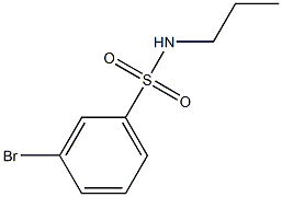 3-Bromo-N-n-propylbenzenesulfonamide, 97% Structure