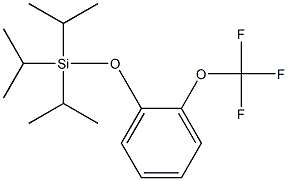 tri(propan-2-yl)-[2-(trifluoromethoxy)phenoxy]silane Structure