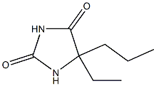 2,4-Imidazolidinedione,5-ethyl-5-propyl- Structure