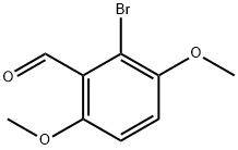 Benzaldehyde, 2-bromo-3,6-dimethoxy- 구조식 이미지