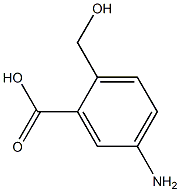 5-amino-2-(hydroxymethyl)benzoic acid 구조식 이미지