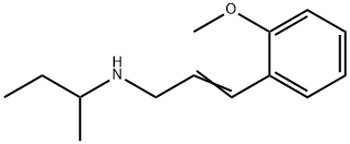 (butan-2-yl)[(2E)-3-(2-methoxyphenyl)prop-2-en-1-yl]amine 구조식 이미지