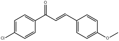 (2E)-1-(4-chlorophenyl)-3-(4-methoxyphenyl)prop-2-en-1-one 구조식 이미지