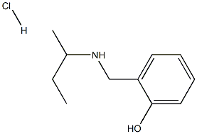 2-{[(butan-2-yl)amino]methyl}phenol hydrochloride 구조식 이미지