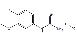 N-(3,4-Dimethoxyphenyl)guanidine Hydrochloride Structure