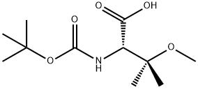 2-{[(tert-butoxy)carbonyl]amino}-3-methoxy-3-methylbutanoic acid Structure