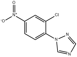 1-(2-chloro-4-nitrophenyl)-1H-1,2,4-triazole 구조식 이미지