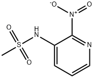 N-(2-nitro-3-pyridinyl)methanesulfonamide 구조식 이미지