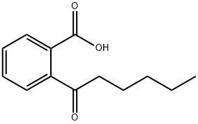 2-hexanoylbenzoic acid Structure