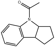 1-(2,3,3a,8b-tetrahydro-1H-cyclopenta[b]indol-4-yl)ethanone Structure