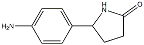 5-(4-Aminophenyl)pyrrolidin-2-one Structure