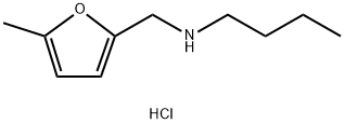 butyl[(5-methylfuran-2-yl)methyl]amine hydrochloride 구조식 이미지