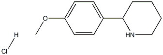 2-(4-METHOXYPHENYL)PIPERIDINE HCL Structure
