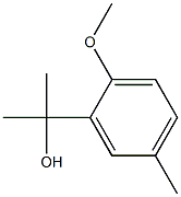 2-(2-methoxy-5-methylphenyl)propan-2-ol 구조식 이미지