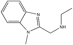 ETHYL-(1-METHYL-1H-BENZOIMIDAZOL-2-YLMETHYL)-AMINE Structure