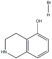 1,2,3,4-tetrahydroisoquinolin-5-ol:hydrobromide 구조식 이미지