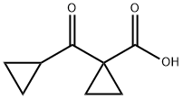 1-(cyclopropanecarbonyl)cyclopropanecarboxylicacid Structure