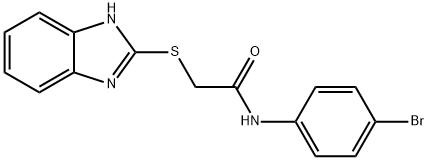 2-((1H-benzo[d]imidazol-2-yl)thio)-N-(4-bromophenyl)acetamide Structure