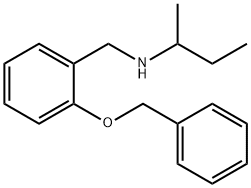 {[2-(benzyloxy)phenyl]methyl}(butan-2-yl)amine 구조식 이미지