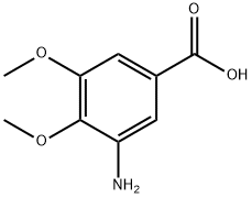 3-Amino-4,5-dimethoxy-benzoic acid Structure