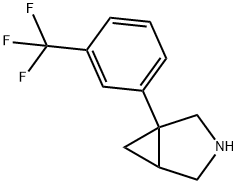 1-(3-TRIFLUOROMETHYLPHENYL)-3-AZABICYCLO[3.1.0]HEXANE 구조식 이미지
