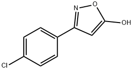 5-Isoxazolol, 3-(4-chlorophenyl)- 구조식 이미지