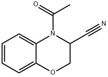 4-Acetyl-3,4-dihydro-2H-benzo[1,4]oxazine-3-carbonitrile 구조식 이미지